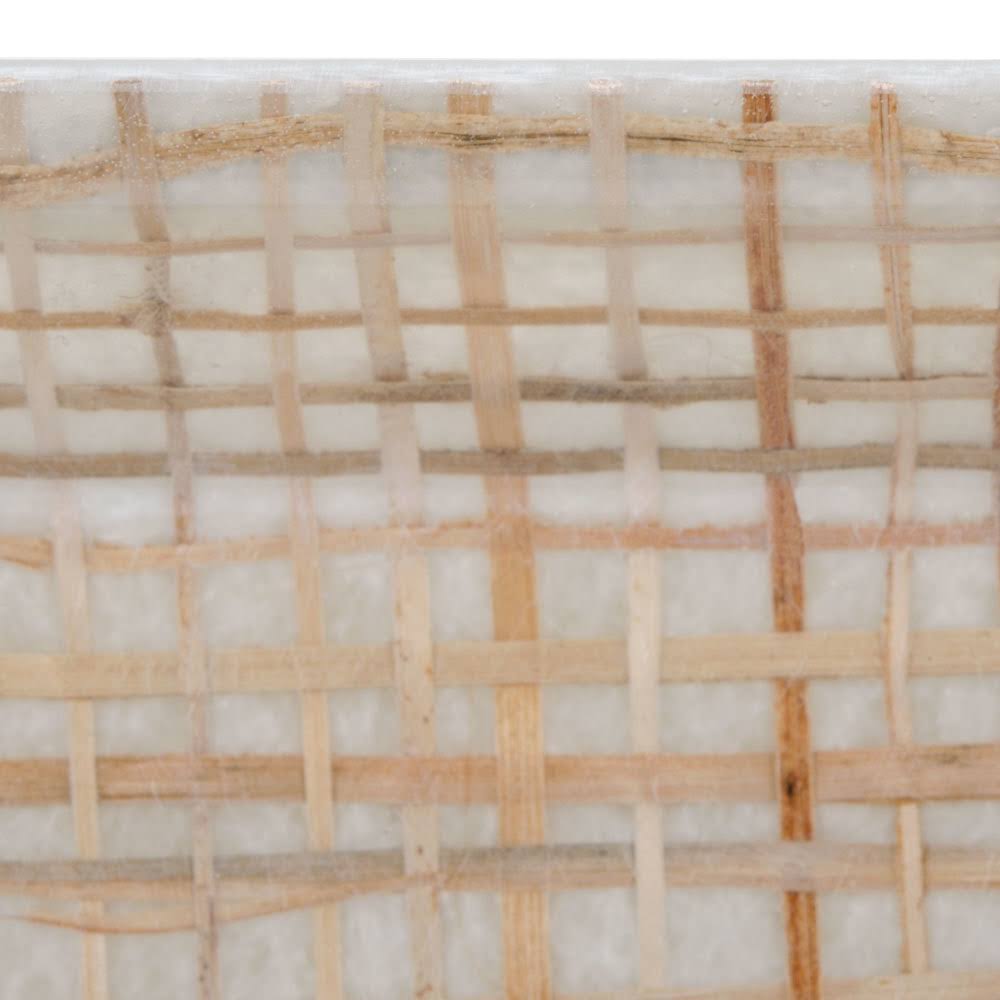 Rattan 13 inch Square Fiberglass Tray C3028