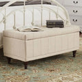 Lift-Top Linen Storage Bench B4486