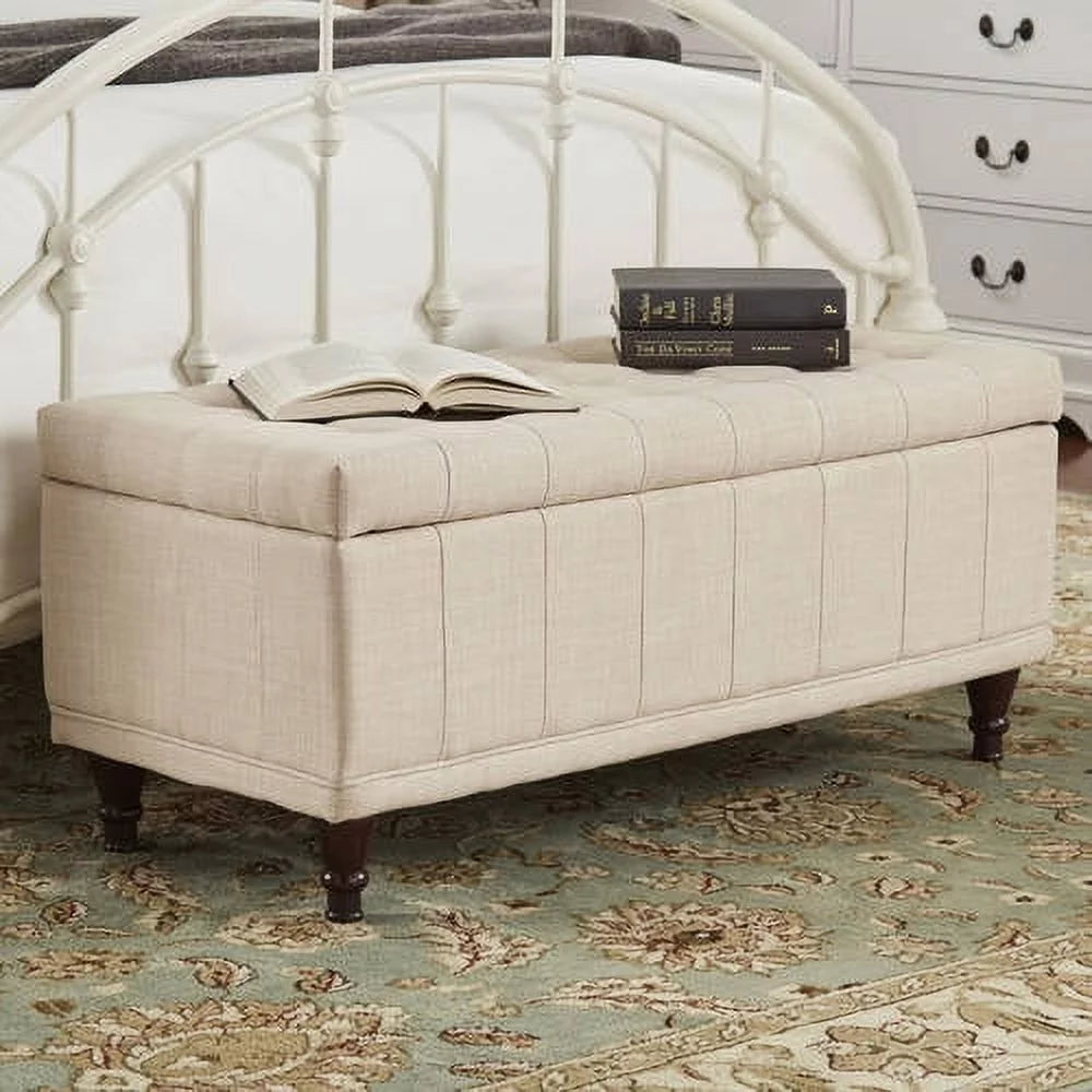 Lift-Top Linen Storage Bench B4486