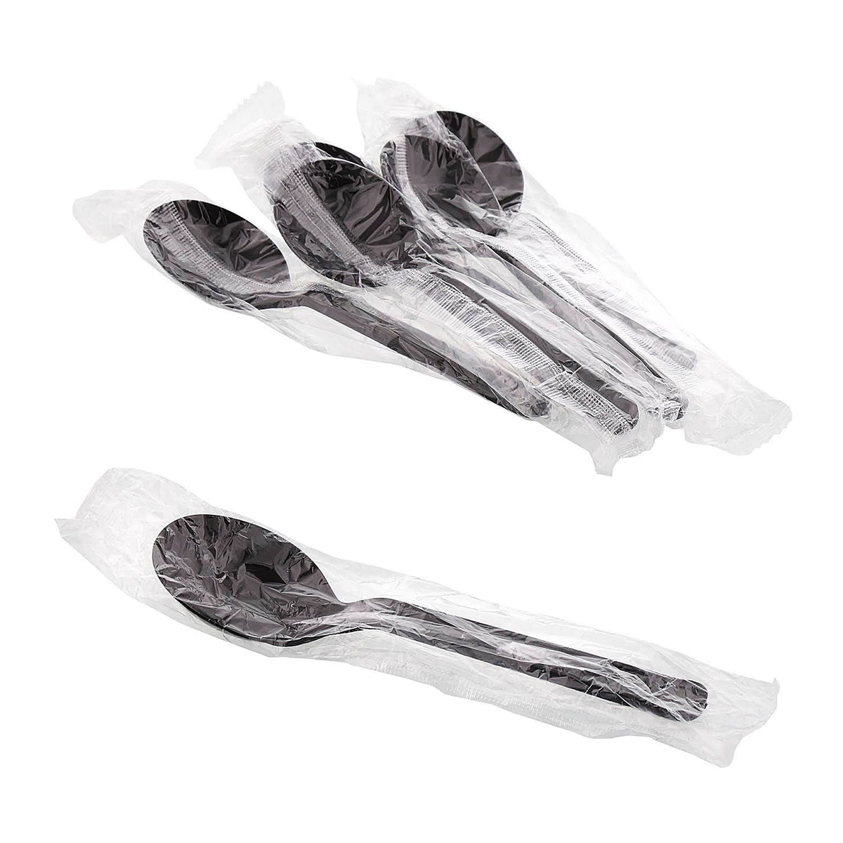 Black Polypropylene Soup Spoons, Case of 1000 B2691