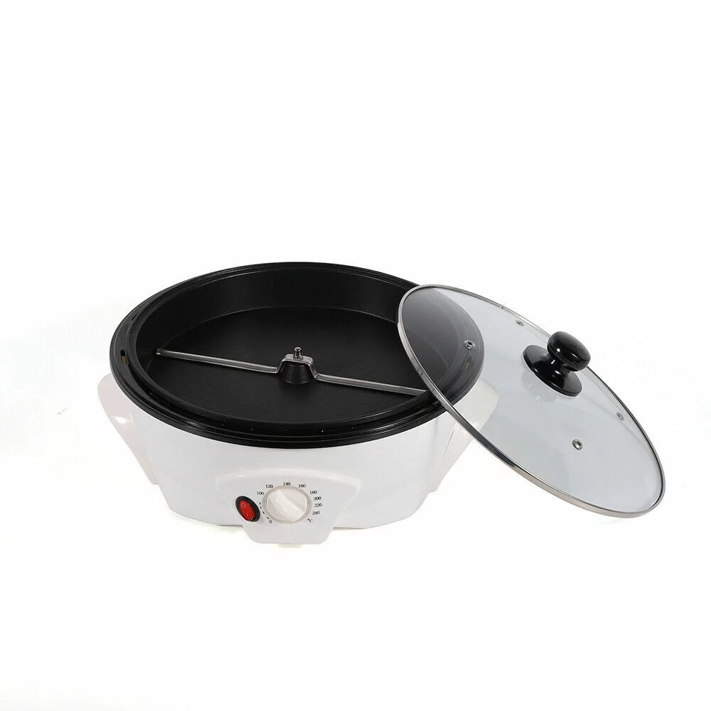 Electric Coffee Bean Roasting Machine 1500G White H60687