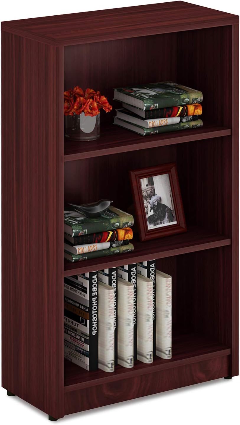 White 5 Shelf Wood Bookcase Q695