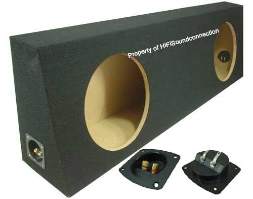 Dual Cab Truck Subwoofer Box, Dark Slate Gray, 10x22 I67986