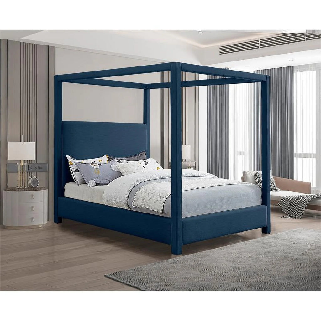 Navy King Bed R1671