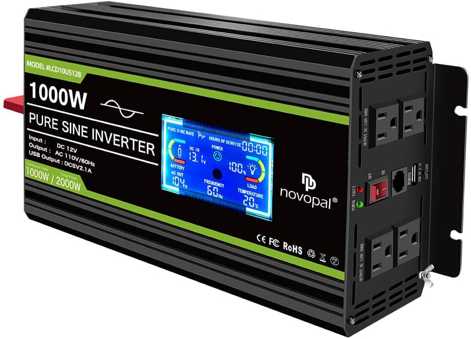1000 Watt Pure Sine Wave Power Inverter W362488