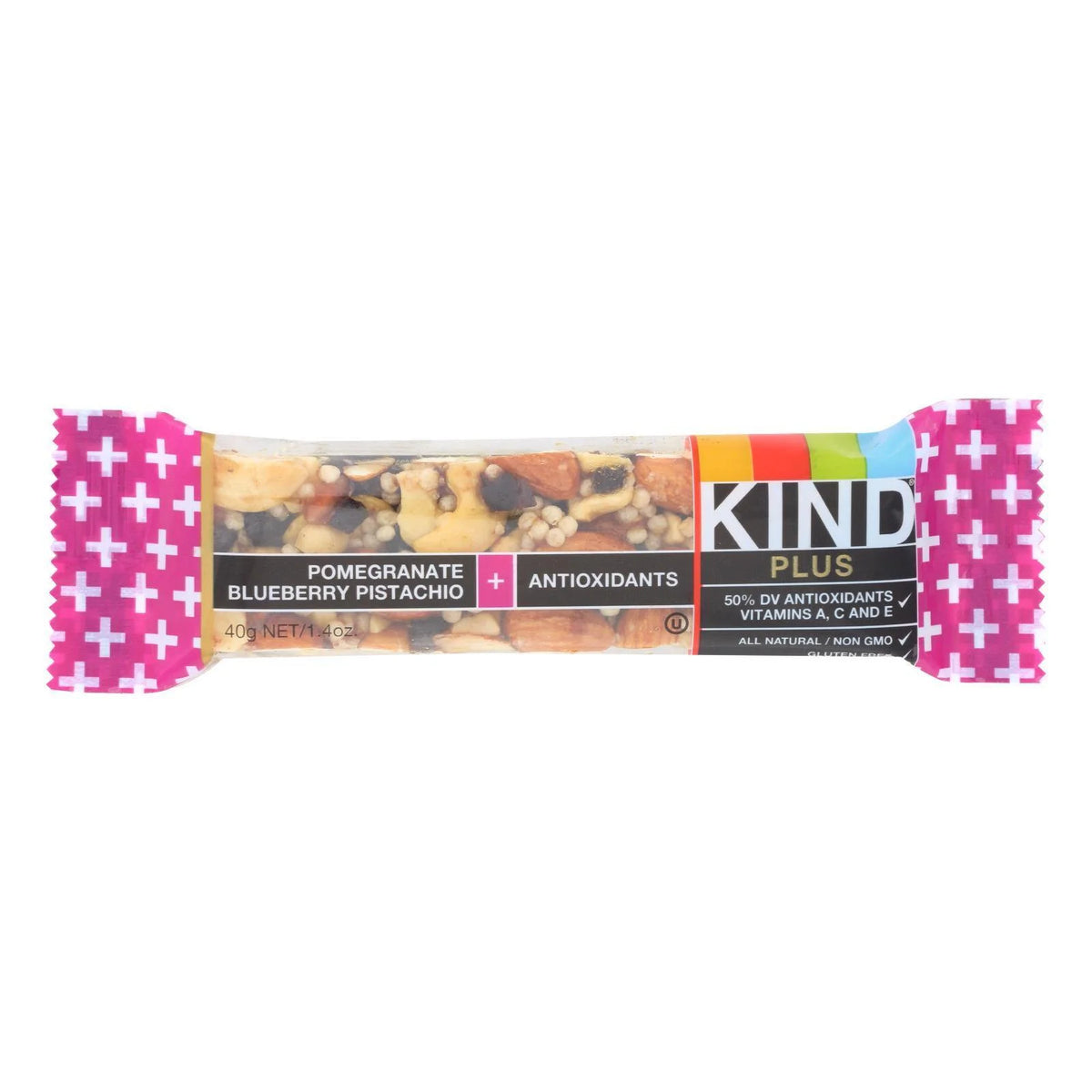 Pomegranate Blueberry Pistachio Nutrition Bar 1.4 Oz 12 Count A28294