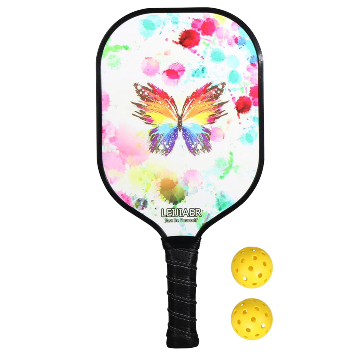 Carbon Fiber Pickleball Paddle and Ball Set I10603