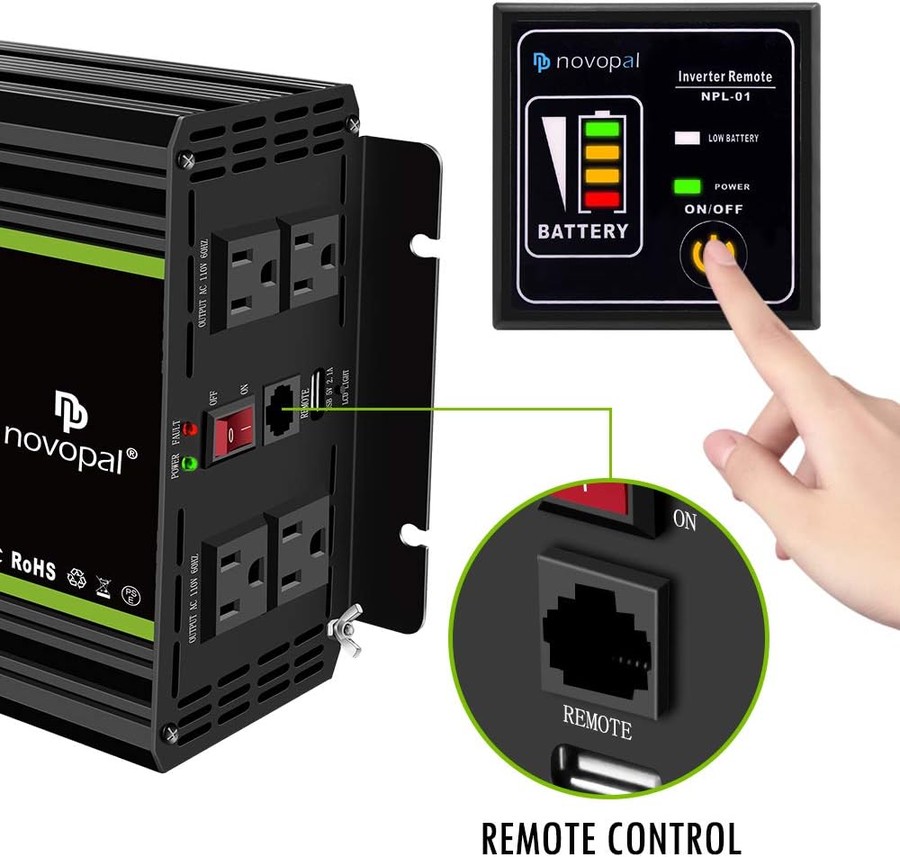 1000 Watt Pure Sine Wave Power Inverter W362488