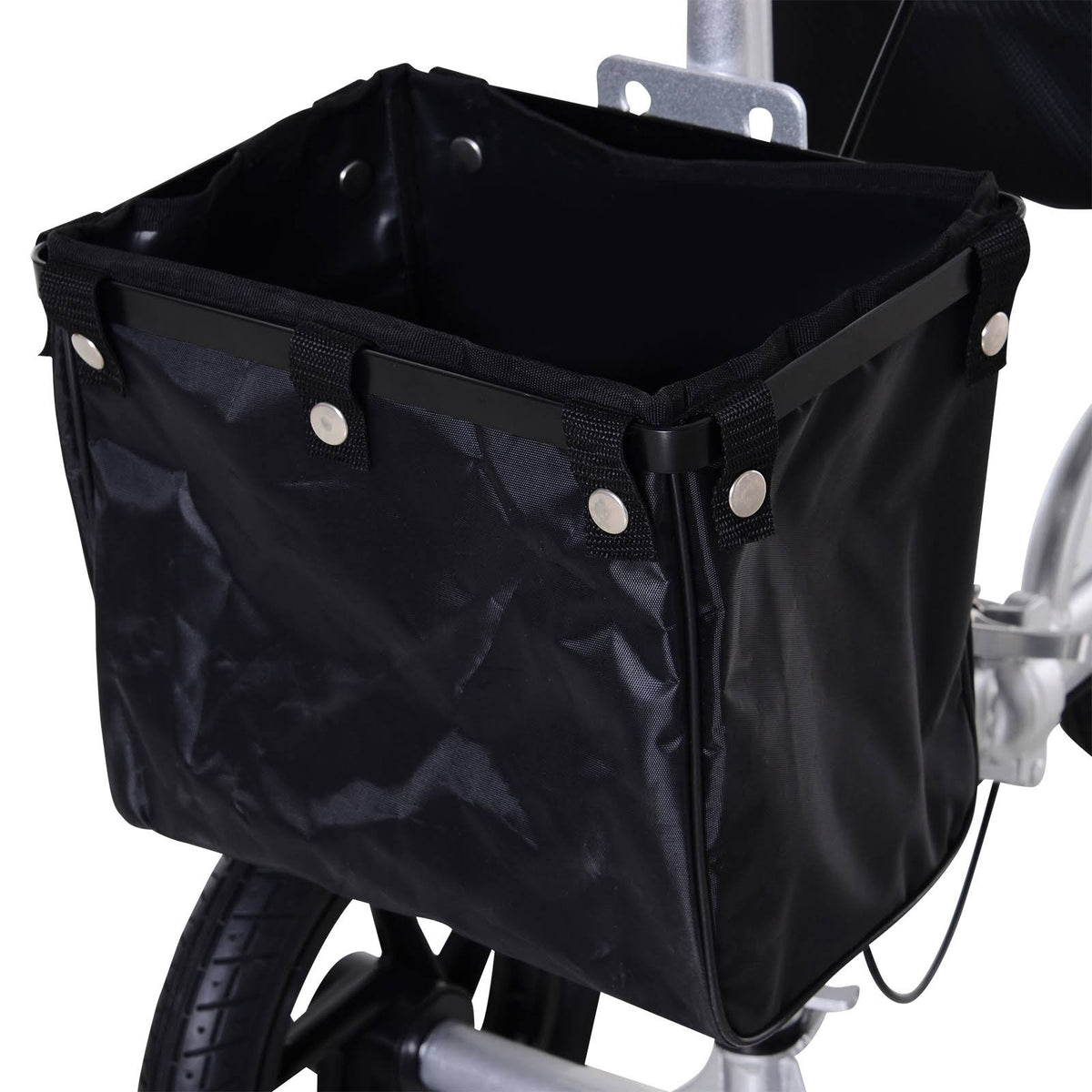 Folding Knee Scooter with Basket Storage Q882