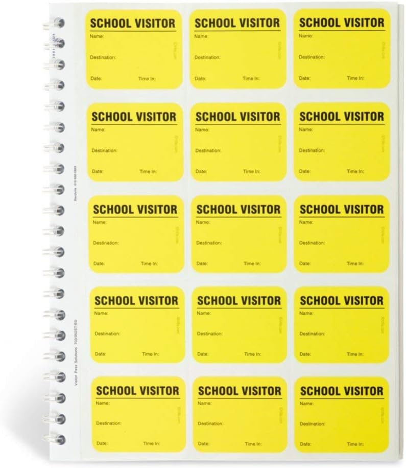 Spiral-Bound Visitor Log Book L793