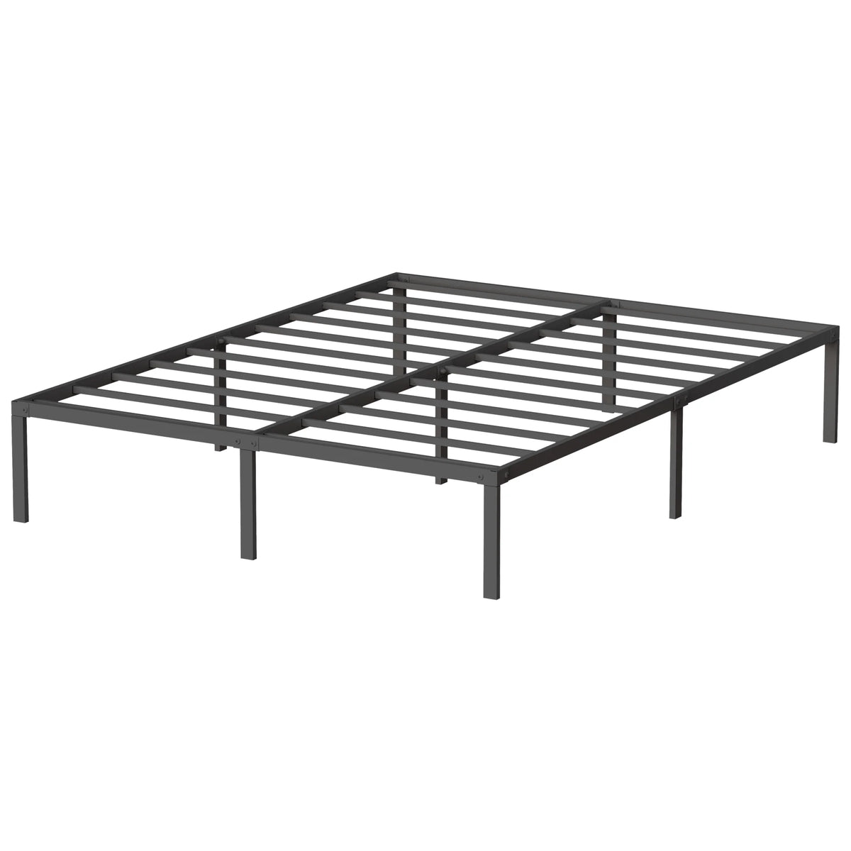 14" Metal Black Platform Bed Frame Full Size H54518