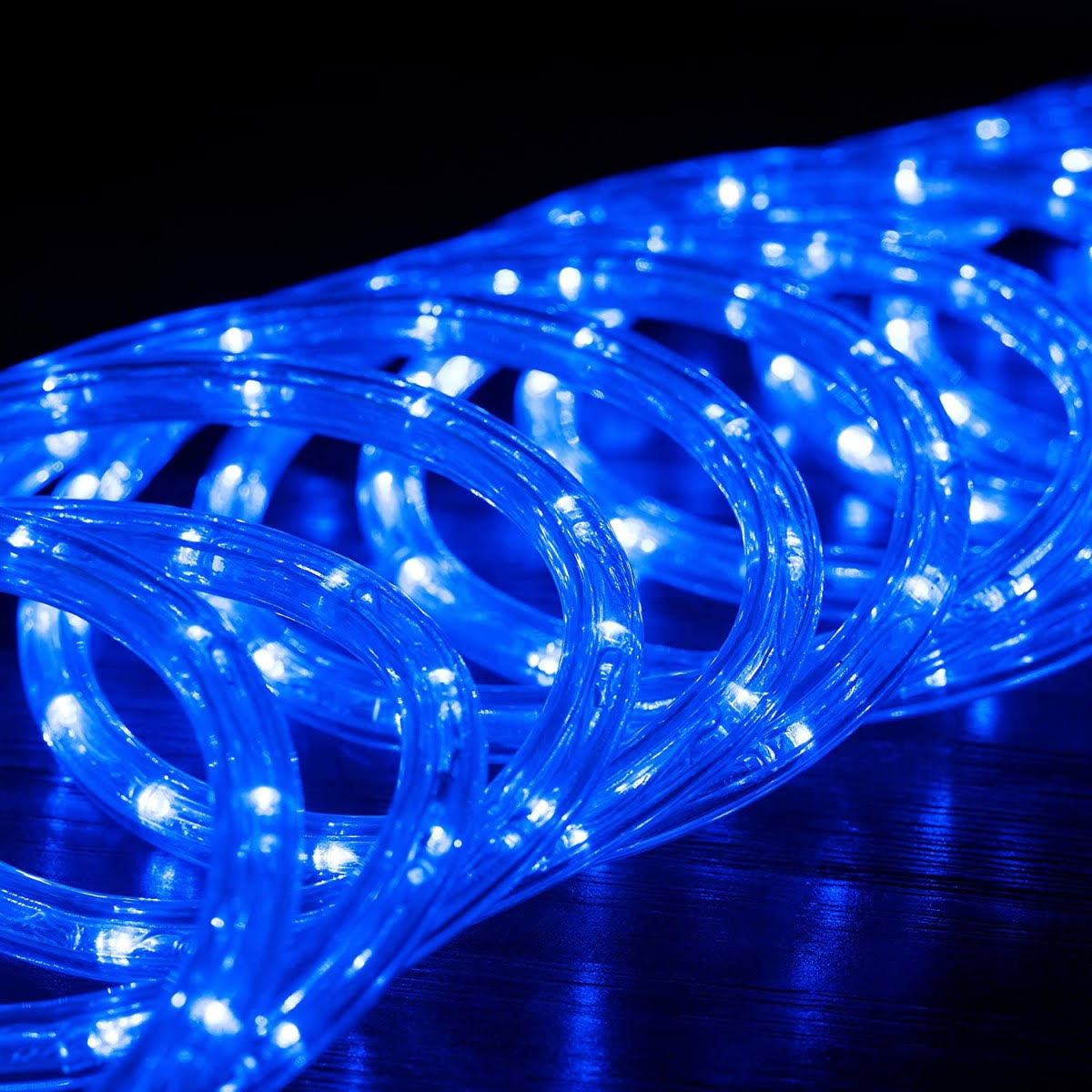 100 ft White Wire Christmas Rope Lights R8467