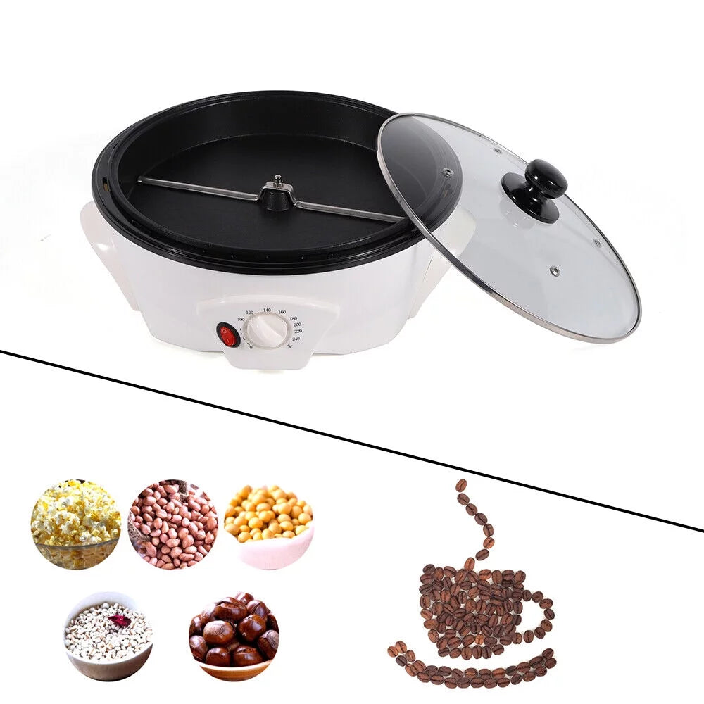 Electric Coffee Bean Roasting Machine 1500G White H60687