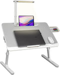 Adjustable Lap Desk with LED Light and Drawer M186
