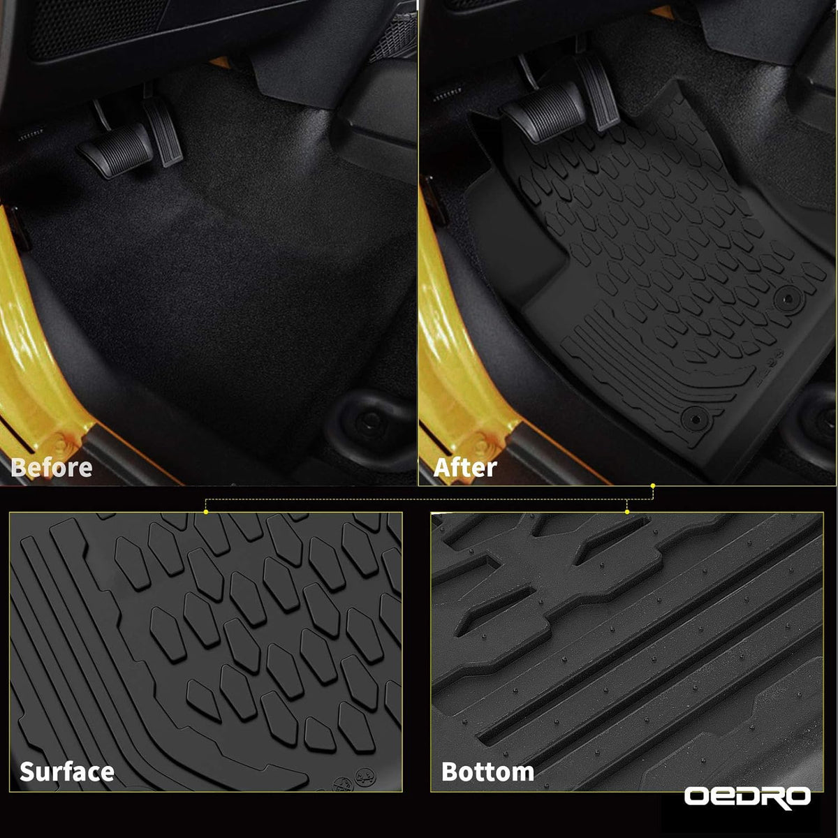 Durable TPE All Weather Floor Mats and Cargo Liners Set T66322