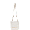 White Calfskin Mini Bag Q75364