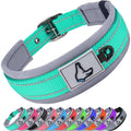 Reflective Neoprene Padded Nylon Adjustable Dog Collar B220843