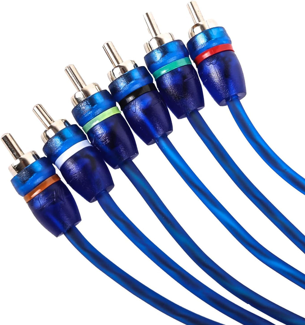6-Channel Twisted Pair RCA Interconnect Cable M34031