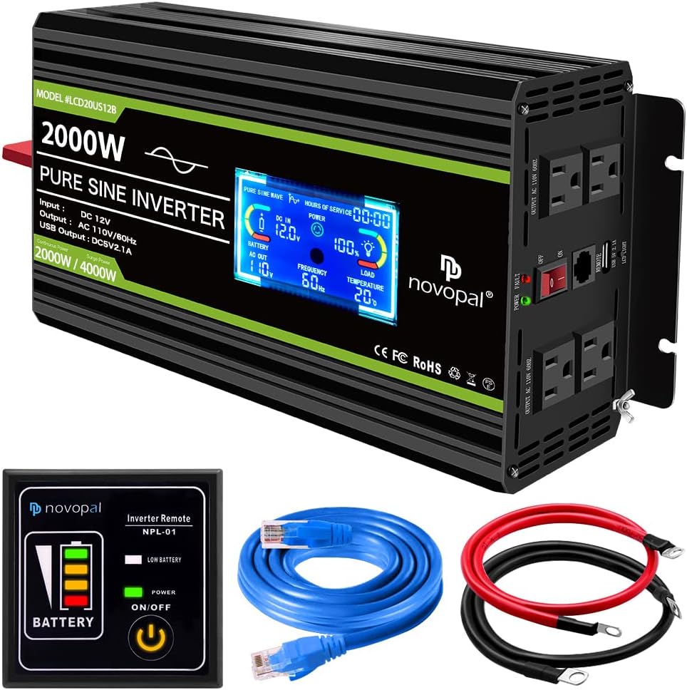 1000 Watt Pure Sine Wave Power Inverter W362488