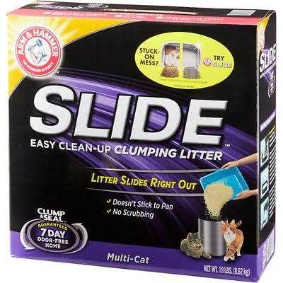 Slide Easy Clean Up Multi-Cat Clumping Litter H742