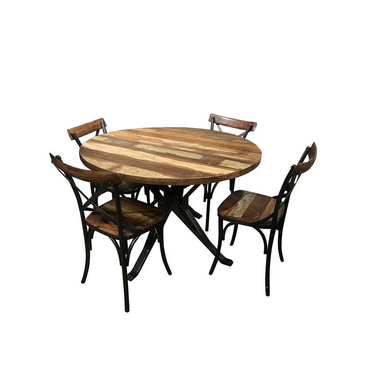48" Round Solid Wood Dining Table R356256