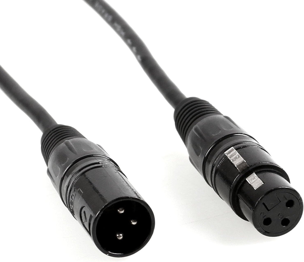20 Pack 6.5FT 3-Pin DMX Cable Stage Light Wire V1942