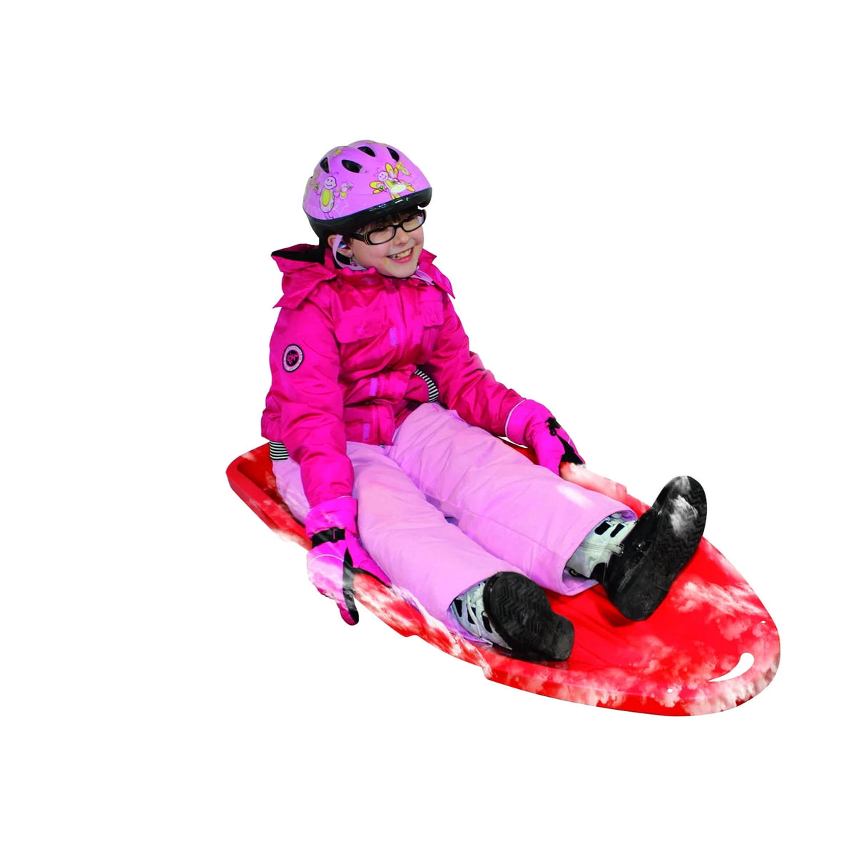 Two-Rider Sled Tough Polyresin Red Q372809