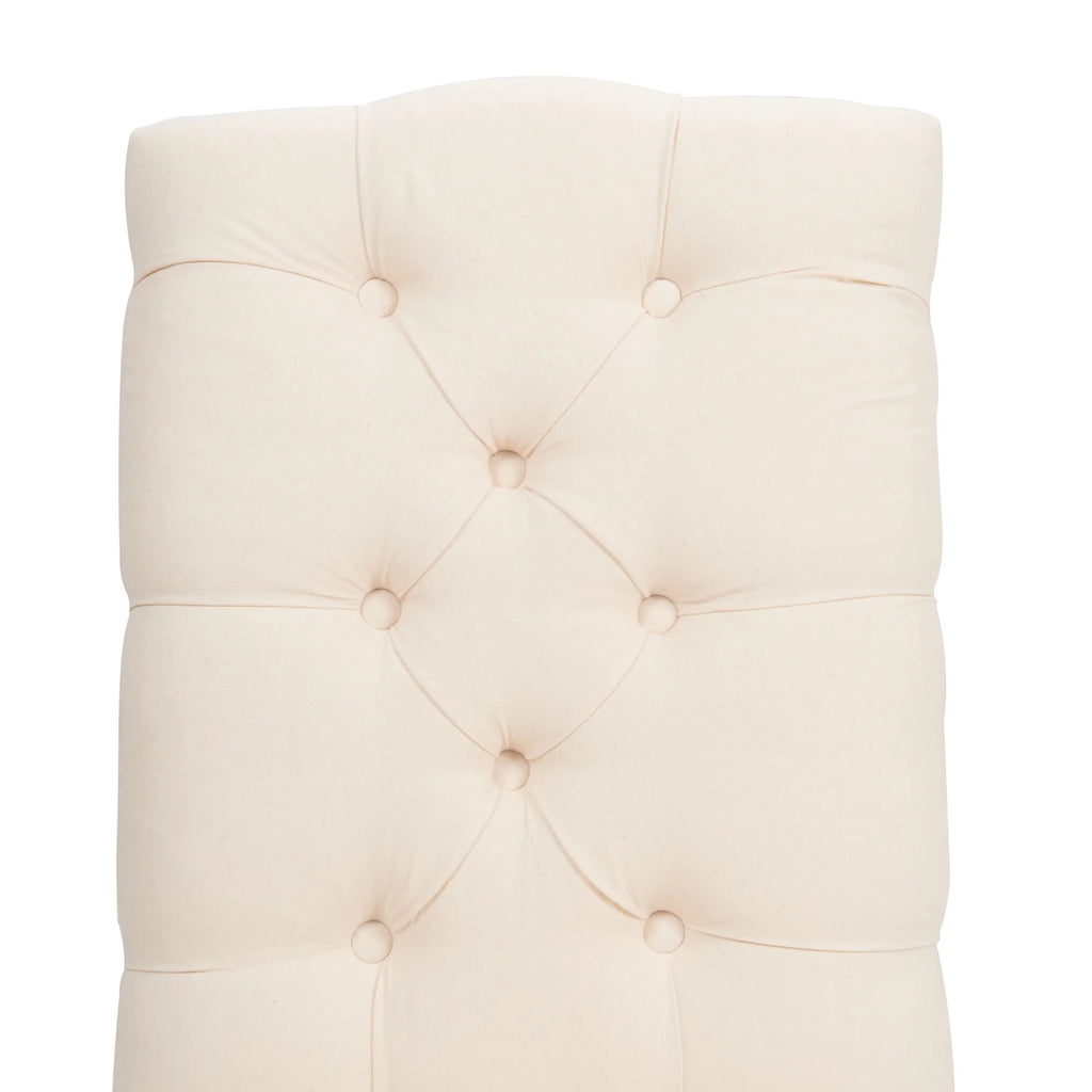 Beige Tufted Dining Chair Set of 2 Y188