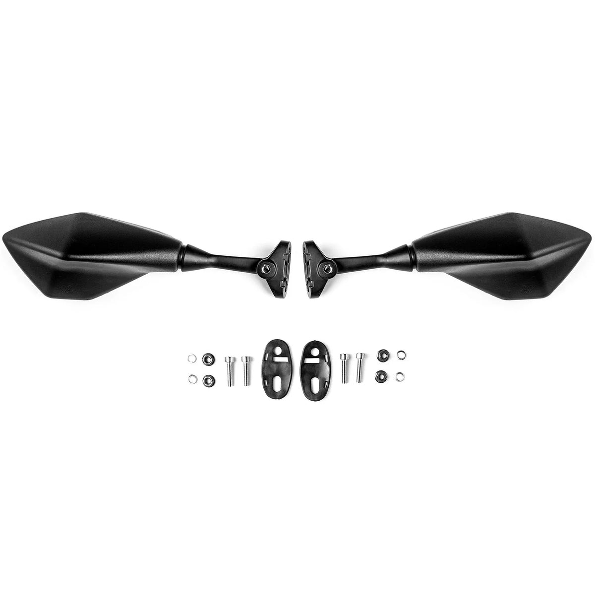Black Motorcycle Mirrors B4862