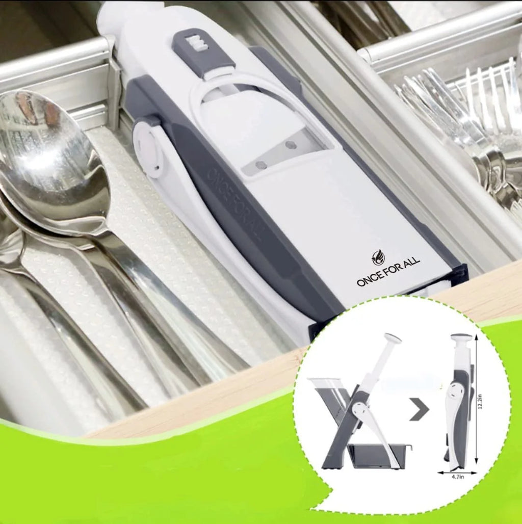 Black Stainless Steel Vegetable Chopper Slicer Dicer Cutter G674868