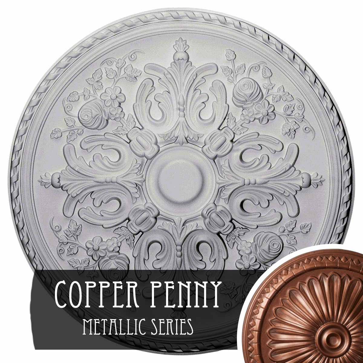 Copper Penny Ceiling Medallion S47993