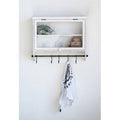Wall Shelf with Hooks E658