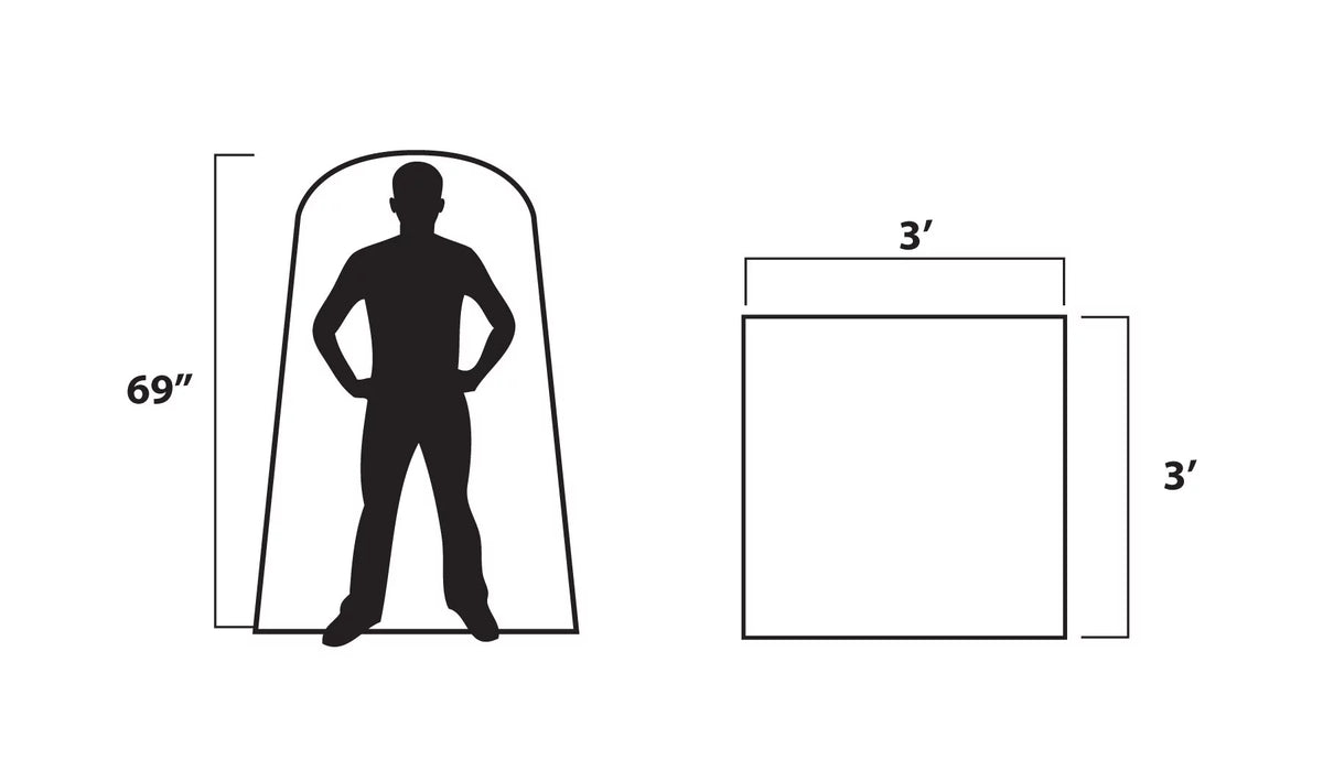 1-Person Pop-up Privacy Tent E4931