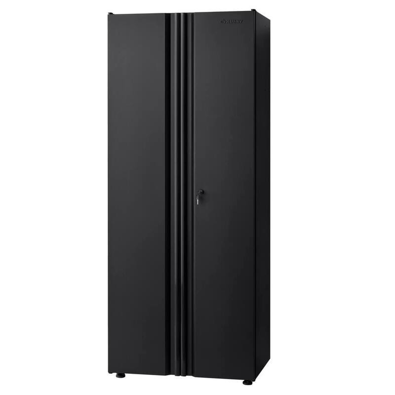 18-Piece Welded Steel Garage Storage System in Black Y96898