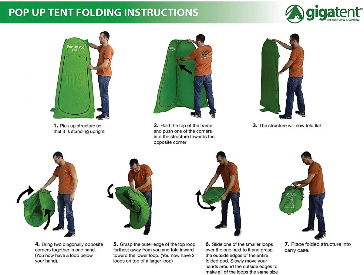 1-Person Pop-up Privacy Tent E4931