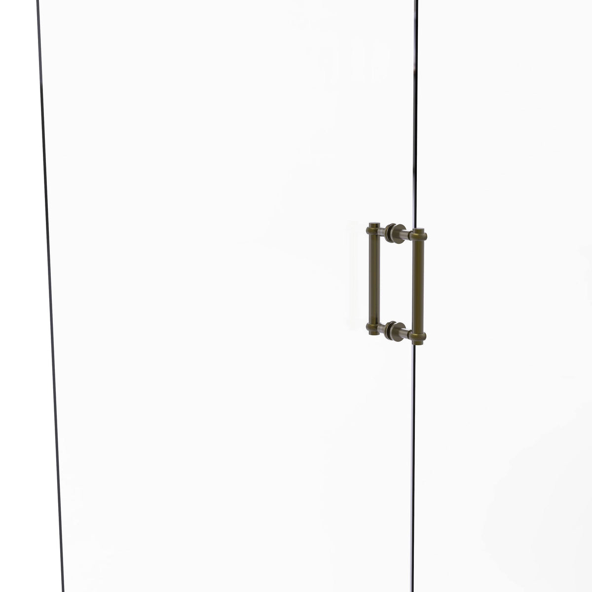 8 in. Antique Brass Shower Door Pull F808527