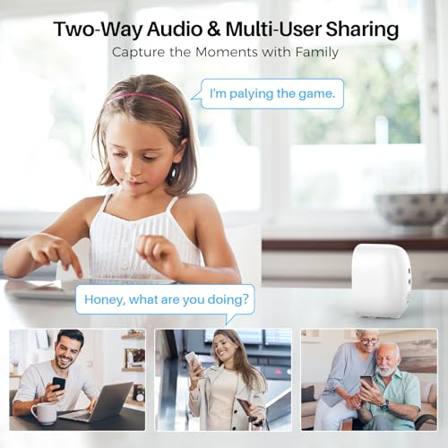 2K Wireless Outdoor Security Camera with Color Night Vision E6035