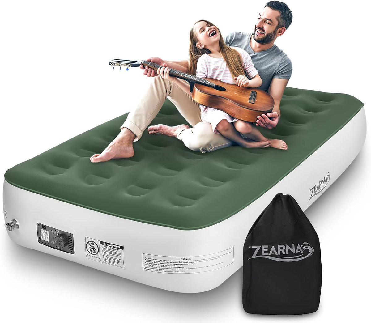 Twin Air Mattress with Built in Pump Inflatable S668