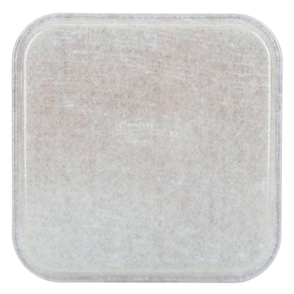 Rattan 13 inch Square Fiberglass Tray C3028