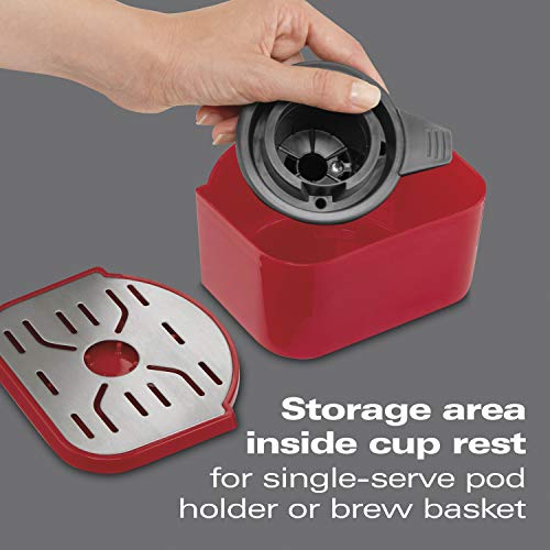 Black & Chrome Single-Serve Coffee Maker C155513