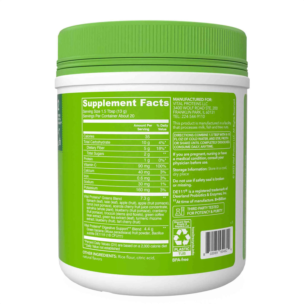9.34 oz Green Apple Daily Greens J9822