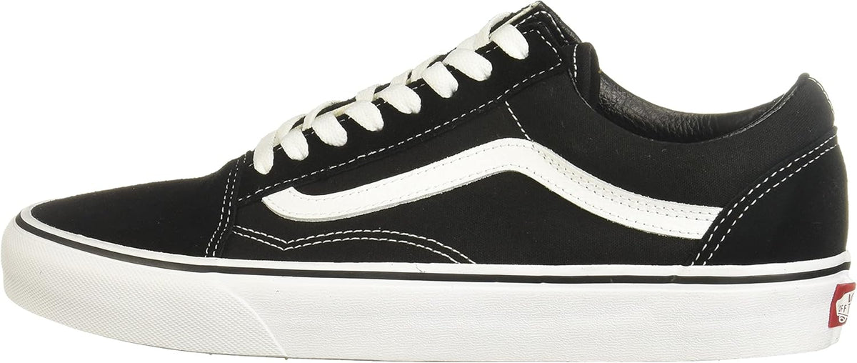 Black/White Suede Canvas Shoes I719