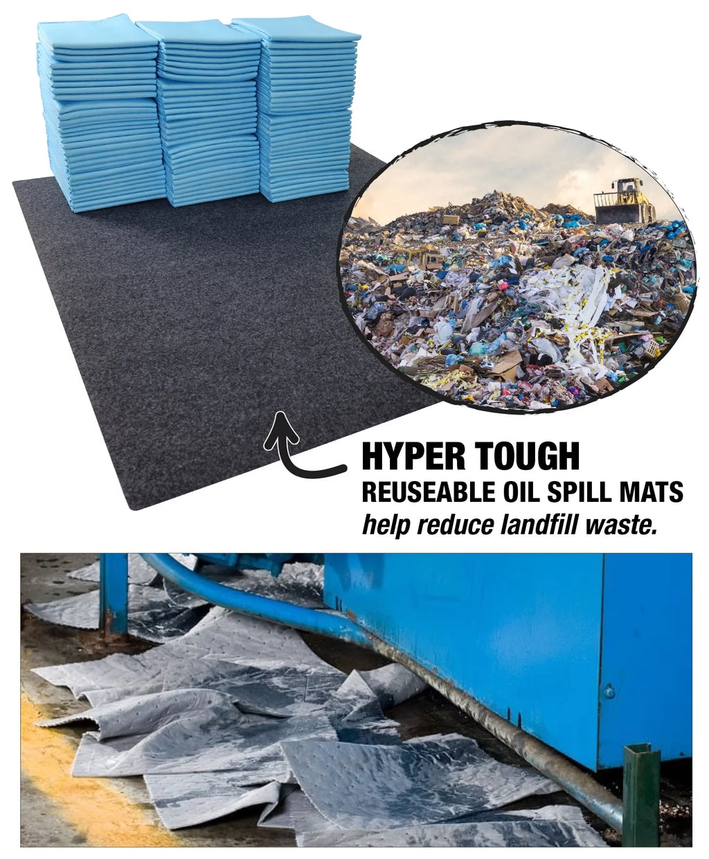8 ft. x 5 ft. Waterproof Garage Mat L6269