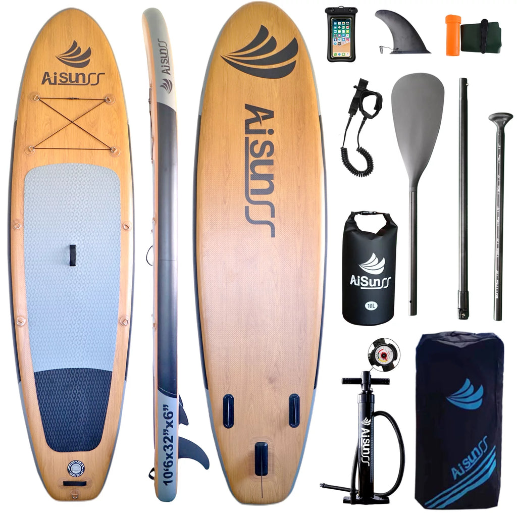 10.6Ft Inflatable Stand up Paddle Board with All Accessories A383