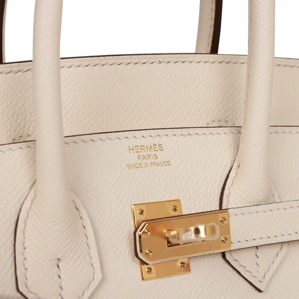 Birkin 25 Nata Epsom Gold Hardware K8968
