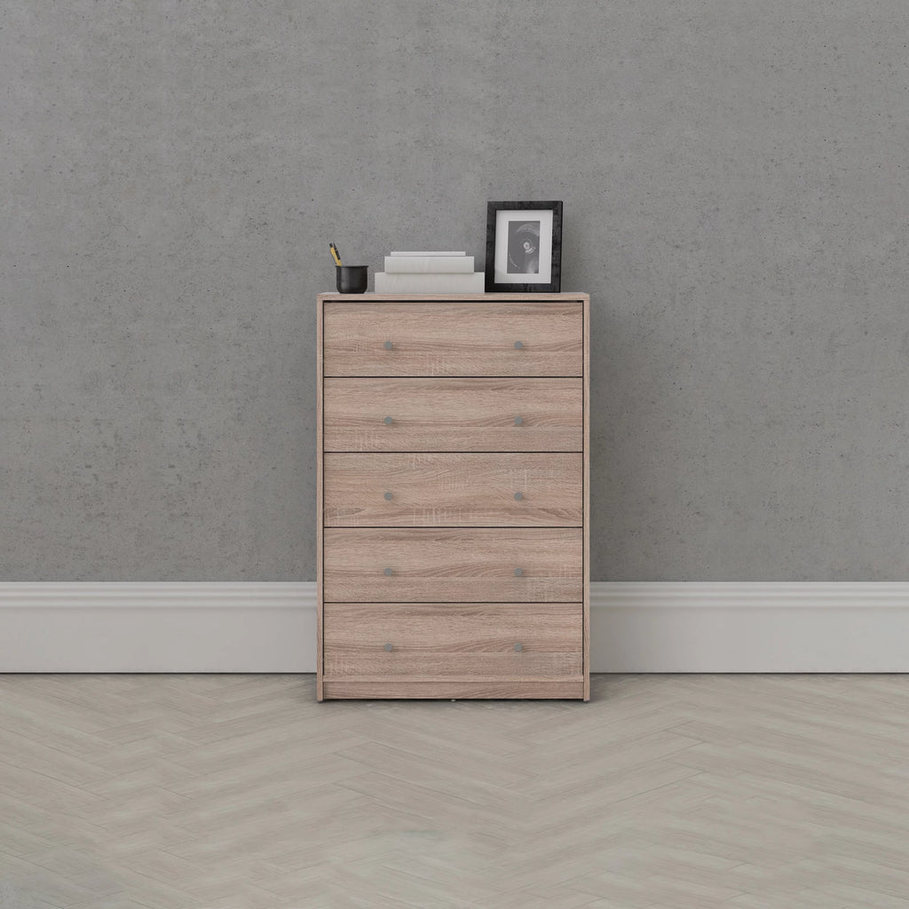 5 Drawer Chest Grey C9774