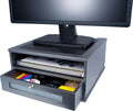 Midnight Black Wood Monitor Stand/Riser C793