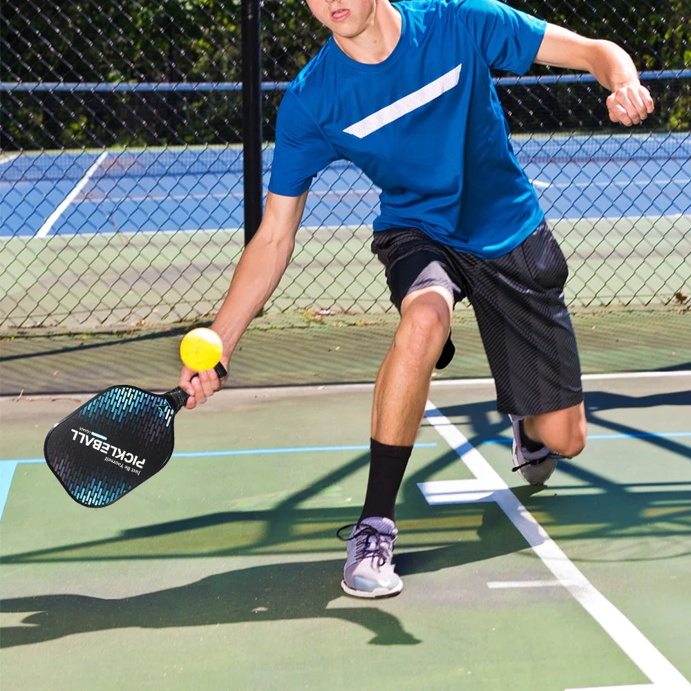 Carbon Fiber Pickleball Paddle and Ball Set I10603