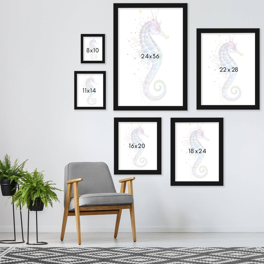 Black Framed Print Set M164