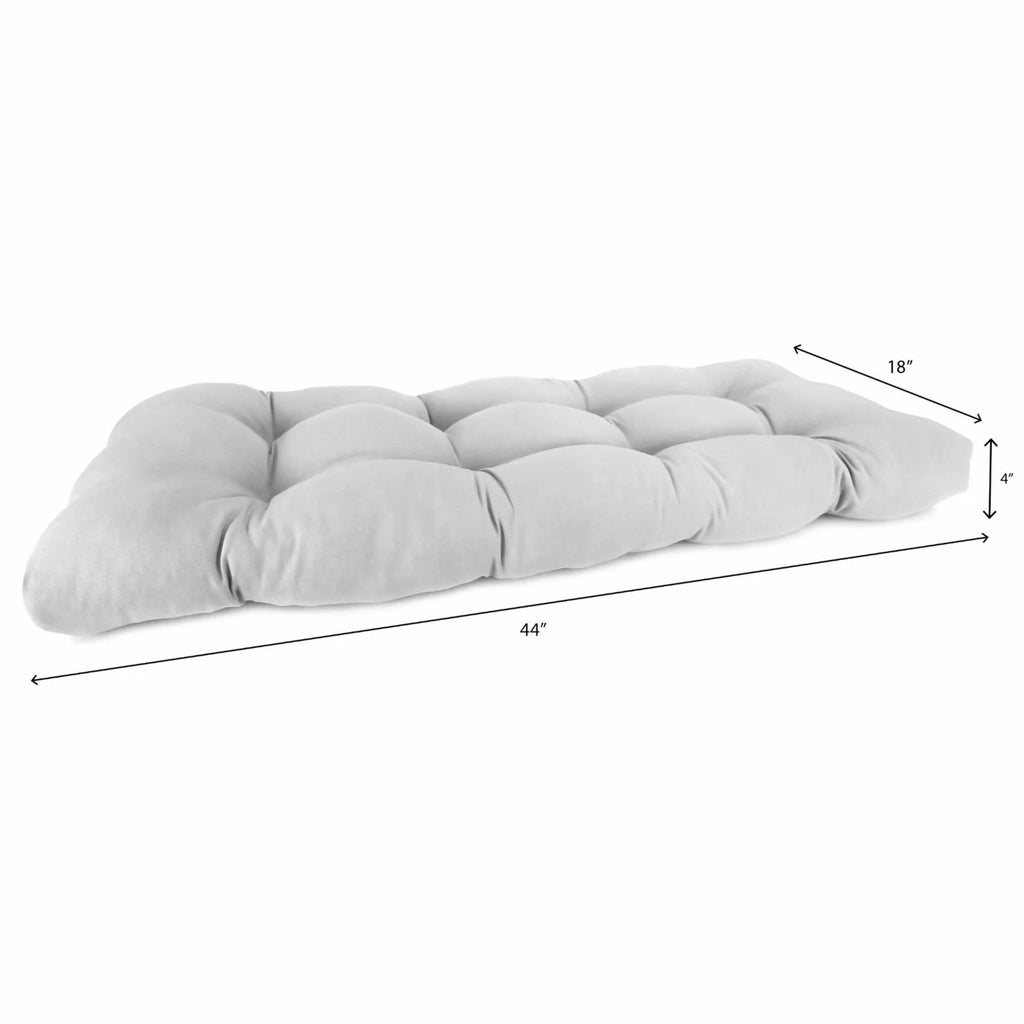 Rectangular Tufted Outdoor Wicker Settee Bench Cushion O3110